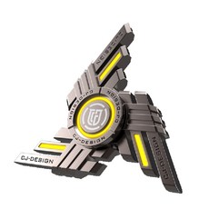 夜光指尖陀螺龍捲風金屬R188高級手手指軸承刀片維修檢, 橙色