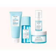 SKINTIFIC保養品組合四件組：菸鹼醯胺 化妝水、精華液、洗面乳、玻尿酸保濕凝膠 全方位呵護您的肌膚, 1個, #1 5x 神經醯胺組合