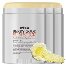 록키스 베리 굿 선스틱, 15g, 3개