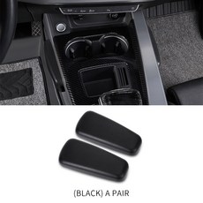 자동차 무릎 패드 다리 패드 자동차 다리 받침대 무릎 패드 자동차 도어 제어 다리 패드 범용 발 패드 자동 팔걸이 인테리어 액세서리, 폴리에스테르, 4 절기, 2x Bla