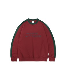 게인스보로 컬러링 위캔드네버 맨투맨 버건디