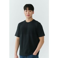 잠뱅이 26SS 남성 조직 변형 배색 스탠다드핏 반팔 티셔츠 AQ2WTS405-DG 717432