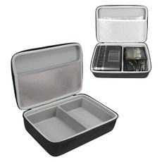 Zopsc Selphy CP1500 CP1300 CP1200 포토 프린터 충격 방지 하드 케이스 충전기 컬러 잉크 종이용 핸드 스트랩이 있는 휴대용 보관 가방 출장용 블, Zopsc Selphy CP1500 CP1300 CP1