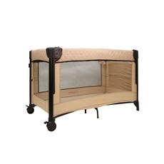 Capella 嬰兒床，輕巧便攜透氣舒適，穩固安全多功能用途, 金沙色