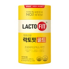 종근당건강 락토핏 생유산균 골드 프로바이오틱스, 100g, 1박스