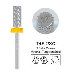 루나파몰F작은 배럴 골드 텅스텐 카바이드 네일 만능십자드릴 비트 왼손 오른손 리버스 그라인딩 헤드 밀, [24] T4S-2XC