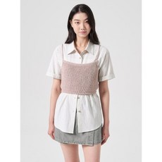 에잇세컨즈 여성 베스트 354851JQ3D 뷔스티에 니트 브라운