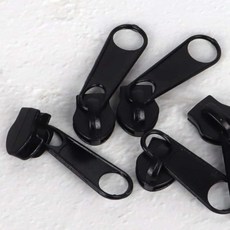 살림냥냥 금속 지퍼머리 블랙 8호 5P 가방지퍼고리