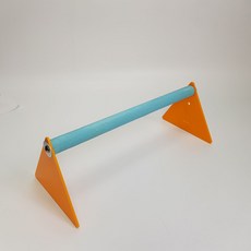 앵무새 발톱갈이 스탠드 횃대 테이블 탁상용 애완조 버드 스탠드, 1개, 엘로우