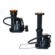 WITH 자전거 휴대용 펌프 공기압 발 펌프, 단일제품, 1개