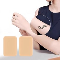 Aom Premium Cover Tattoo 紋身蓋板 2P, 米色自然, 2個