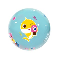 캐릭터 탱탱볼 에어볼 아기공 공놀이 1+1, 핑크퐁 아기상어_블루