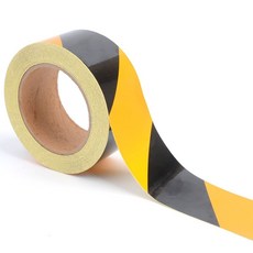 야광 안전표시 황흑색 반사테이프 신호 28M 사선 88843PC 1(ea)