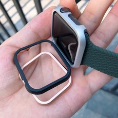 鋁合金錶殼 適用於 Apple Watch 保護殼, 鋁合金錶殼-玫瑰粉,42mm（S11/S10）通用, 1個