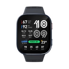 어메이즈핏 빕맥스 스마트워치, GPS + 블루투스, 49mm, 다크 블루 GPS + 블루투스, 49mm, 다크 블루