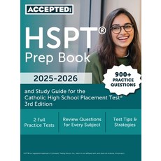 (英文圖書)HSPT Prep Book 2025-2026: 900+ Practice Questions and Study Guide for the Cathol... 平裝版, Accepted, Inc., 英文