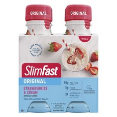 slimfast Original蛋白奶昔飲 草莓奶油風味 4瓶入