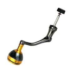 낚시 릴 교체 파워 핸들 풀 메탈 로커 암 크랭크 스피닝 그립 액세서리, 01 China, 02 M Hexagon 1000-5000, 04 Golden