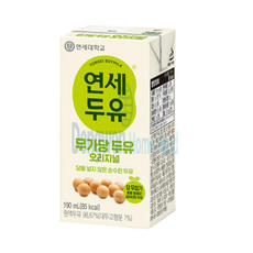 연세유업 무가당 두유 오리지널, 190ml, 10개