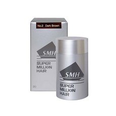 【SMH 絲密赫】髮纖維 20g_No.2深咖啡色（輕鬆遮飾稀疏髮絲）, No.2 Dark Brown, 1個