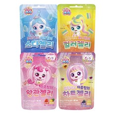 프린세스 캐치티니핑 시즌6 젤리 4종세트 하츄핑왕관+뽀나핑+아름핑+사뿐핑, 1세트, 200g, 4종혼합