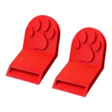 2피스 안전한 반려동물 캔 오프너 이지 캔 탭 리프터 컴팩트 사이즈 여행 캠핑 가정용과 호환되는 휴대용, Red