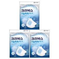 크리넥스 가습촉촉 마스크 성인용, 2개입, 3개