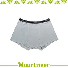 Mountneer 山林 男 排汗開洞四角內褲 淺灰色