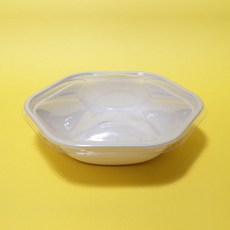 육각펄프용기(대) 일회용 종이도시락 샐러드포장, 1세트, 25개