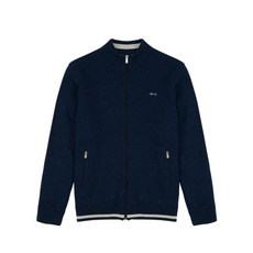 루이까스텔 남자 전판 솔리드 방풍 방모 FULL ZIP 스웨터_3MCSW093X