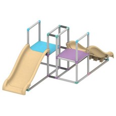 Gigo智高 小小健身房 多功能雙滑梯組 兒童遊具