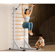 가정용 철봉 벽걸이 풀업 운동기구, 06.검정색 프레임(계단)