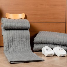 장수돌침대 세탁가능 워셔블 전자파없는 온수매트침대온수매트 캠핑전기요 거실전기매트, 슈퍼싱글 110x190cm 단일난방