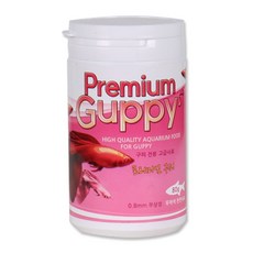 서울아쿠아룸 프리미엄 구피 사료, 80g, 1개