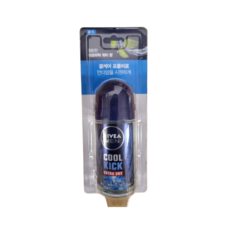 니베아 데오드란트 롤온 쿨킥 50ml 땀냄세제거 암내제거 겨드랑이냄새제거, 1개
