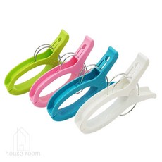 살림방 대형 이불 빨래 집게 4개 속옷빨래집게