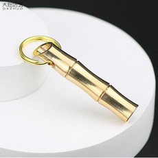 훈련용 수영장용 비둘기 애견 충전식 앵무 비상용 호신용, 1개, 대나무 호루라기 (키링 포함)