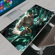 마우스 패드 노트북 원피스 조로 대형 키보드 매트 미끄럼 방지 고무 컴퓨터 카펫 데스크 PC 게이머 청어른, 03 600x300x2mm, 01 TK-0000012126