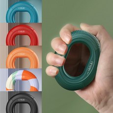 악력기 도넛 손운동 스트레칭 그립 훈련 운동기구 근력, 1개, 그린30-40lb