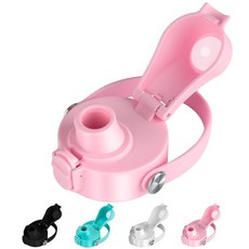 HydrOF 오브lask 와이드 마우스 스포츠 물병용 자동 뚜껑 Hydro Flask 30.5L(12 16 18 32 40 64온스) 유연한 손잡이가 있는 처그 버