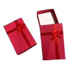 선물용 목걸이 케이스 레드 사각 박스 포장 보석함hoh4+7KiB