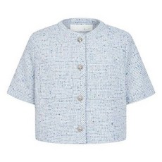 [백화점 홈쇼핑 정품] 지컷 글리터 하프 트위드 자켓 (7214210201)