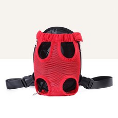 라이프가드삽 애완동물 가방 애완동물가방 여행 가방, S 0.5-2kg [등길이 28cm 미만], 1개, 레드
