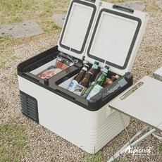 코오롱 공식판매 알피쿨 25L 33L 코오롱 정품 차량용냉장고 캠핑냉장고 L35 L45 차량용 냉동고 이동식 차박