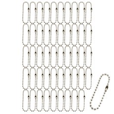 칼라군번줄 WDS, 50개, 실버