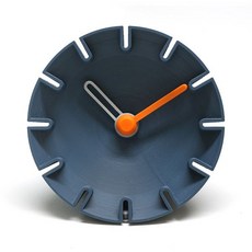 무케렌시아 무케 레이어드앤_NovaGear 탁상시계 다크 블루 미니멀 무소음 시계 164307, 무케렌시아 무케 레이어드앤_NovaGear 탁상시계 다