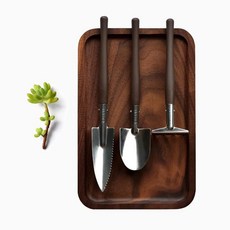 園藝工具三件套 家用不鏽鋼迷你種花種菜多肉盆栽工具套裝, 1個, 家用園藝三件套