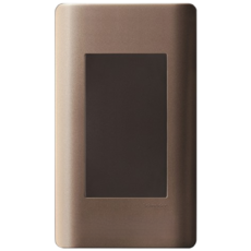 巨宇電機 施耐德ZENcelo純平系列盲蓋板 純平簡約設計 安全耐用 易於清潔, 古銅棕, 1個