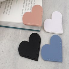 [퍼스트픽] 책갈피 북마크 고급책갈피, 하트 - 핑크