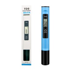 휴대용 TDS 미터 고정밀 수질 검사기 LCD 원클릭 테스트 펜 수돗물 수영장 수족관파란색, Green